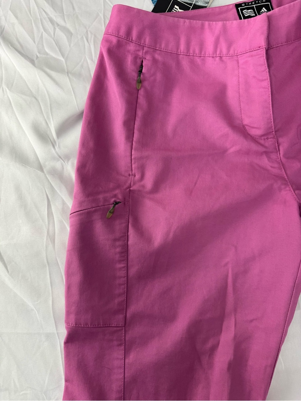 adidas Bright Fuchsia Pink Athletic Pants - Picture 9 of 9